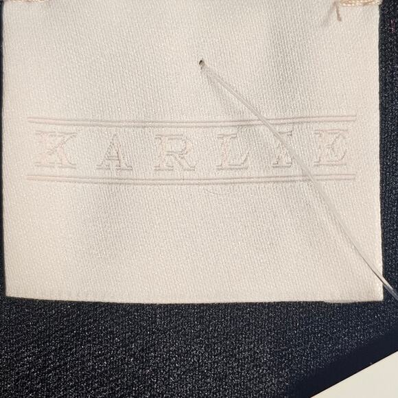 Karlie Multicolored Embroidered Bell Sleeve Velvet Mini Dress NWT Size L - Picture 11 of 15